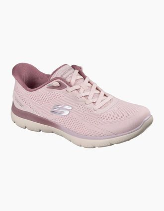 Skechers Womens Skechers Summits Sweet Skies Womens Mauve Mesh/Pink Trim Trainers - Size: 8