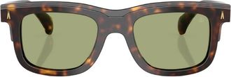 Moncler Claro Green Square Unisex Sunglasses ME6004 300282 51