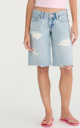A&eacute;ropostale Super Low-Rise Baggy Denim Jorts