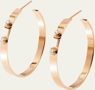 Nouvel Heritage 18K Monday Morning Mood Hoop Earrings