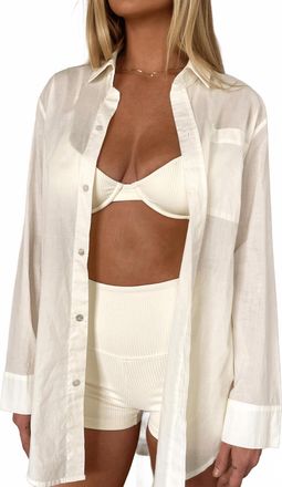 Montce Swim Micro Bike Short In Cream Rib