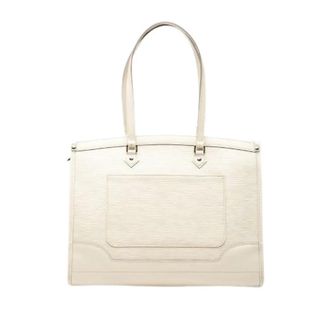 Louis Vuitton Pre-owned Tote Bags, female, White, Size: ONE SIZE Pre-owned Leather Tote Bag