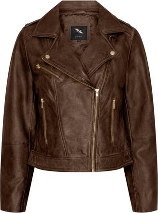 BTF-CPH Biker Jacket 10245 - Jackets - Mujer - Marr&oacute;n - M