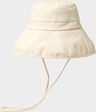 Simons Womens Colourful twill drawstring Cloche Hat