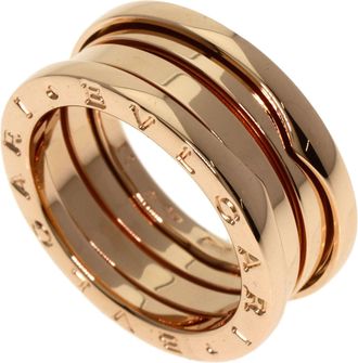 Bulgari Pink Gold Pink Gold (18K) Band Ring (Pre-Owned)