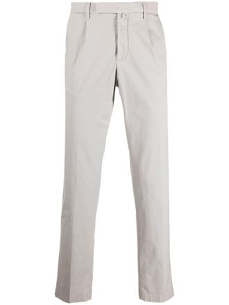 BRIGLIA 1949 slim-fit chino trousers - Grey