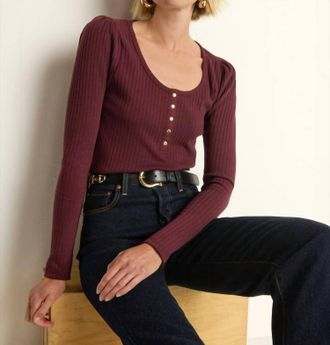 Nation Ltd Reeva Henley Top In Port