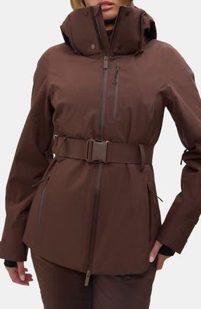 Halfdays Aston Belted Ski Jacket in Spiked Cocoa at Nordstrom Rack, Size Large