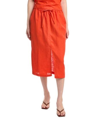Nation Ltd Maisie Linen Midi Skirt