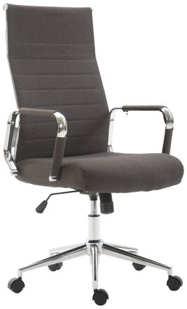 Clp Silla De Oficina Kolumbus En Tela Gris Oscuro