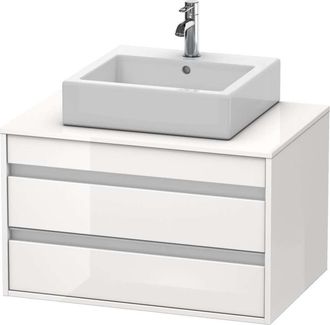 Duravit Ketho M&oacute;dulo Mural 6654, 2 Cajones, 800mm, Para Lavabo De - Duravit