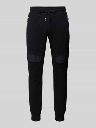 Antony Morato Slim Fit Sweatpants mit Ges&auml;&szlig;taschen in Black, Gr&ouml;&szlig;e XXL