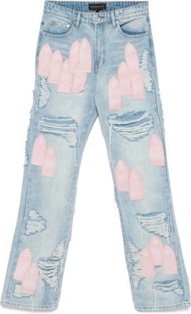 Who Decides War by Ev Bravado Heren, Jeans, Blauw, Maat: W28