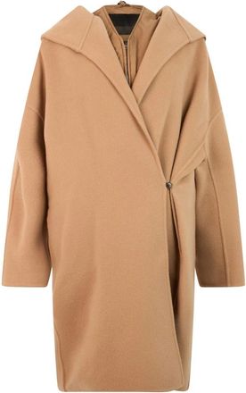 Herno 3Way Jas - Dames - Mantel - Beige - M - Wol - Jassen