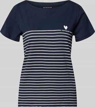 Tom Tailor Regular Fit T-Shirt aus reiner Bio-Baumwolle in Dunkelblau, Gr&ouml;&szlig;e XXL