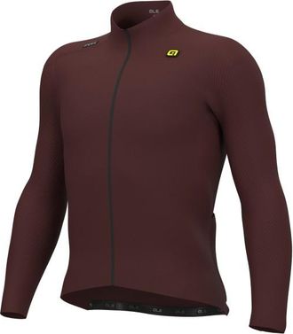 Al&eacute; R-EV1 Warm Race L/S Jersey Velotrikot f&uuml;r Herren | braun