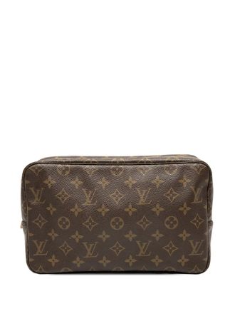 Louis Vuitton 1987 Monogram Trousse Toilette 28 clutch bag - Brown