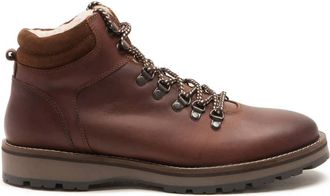 Thomas Crick Dekker - Scarponcini stile trekking casual in pelle color legno-Marrone