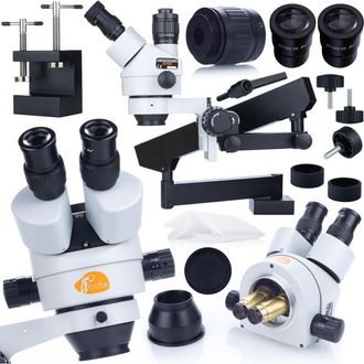 OEM Microscopio Estereosc&oacute;pico Trinocular Con Brazo Rosfix Neptune Pro Msnp-t-wdms1