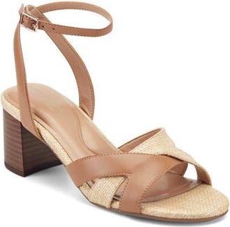 Easy Spirit Delicia Ankle Strap Sandal in Natural at Nordstrom, Size 7.5