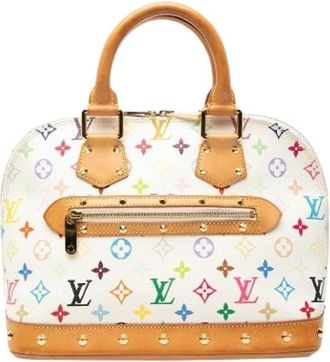 Louis Vuitton Pre-owned Handbags, female, White, Size: ONE SIZE Pre-owned Alma PM