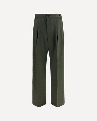 Laneus Wide-leg wool Pants Male 50