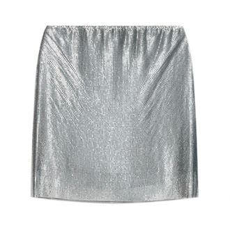 Versace Dames, Rokken, Grijs, Maat: XS Zijde