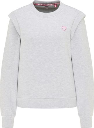 Mymo Jumper Blonda Dames licht grijs melange