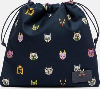 Loewe x Louis Wain Cats Small canvas pouch