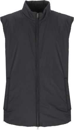 Herno Blue High Collar Zip Padded Vest