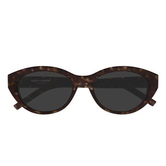 Saint Laurent Sunglasses Sl M148 002 Brown/Dark Grey Women