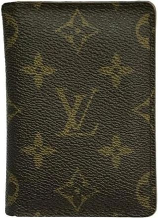 Louis Vuitton Pre-owned Business Card Case - Dames - Vintage Accessoires - Bruin - ONE Size - Vintage