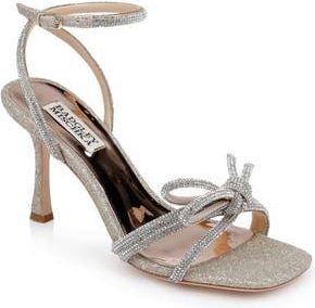 Badgley Mischka Effie Ankle Strap Sandal in Champagne at Nordstrom Rack, Size 10.5