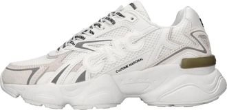 Costume National 27900 Sneakers - Dames - Sneakers - Wit - 41 EU - Denim - Schoenen