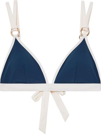 Reiss Bianca Contrast Trim Fixed Swimsuit