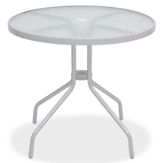 Berkfield Home Decorative 6 Piece Outdoor Dining Set Steel & Textilene Grey