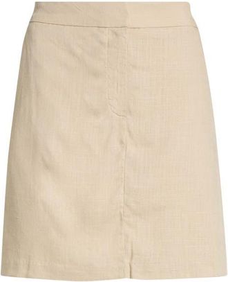 Vince Camuto Slant Pocket Miniskirt in Camel at Nordstrom, Size X-Small P