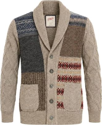 Bob Original Vest - Heren - Vesten - Beige - XL - Wol - Truien & Vesten