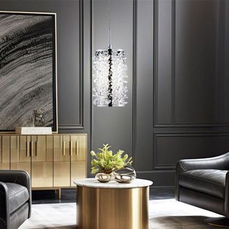 Fischer Leuchten Fischer Leuchten - Lampada a sospensione a led in cristallo per il tuo spazio abitativo glossy