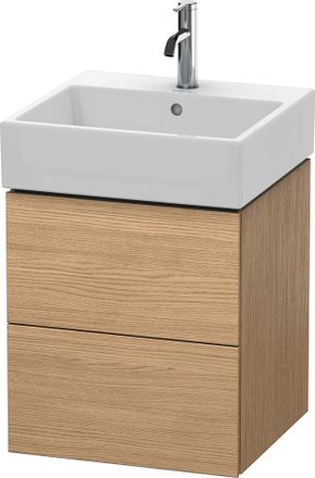 Duravit Duravit L-cube Mueble De Pared, 2 Cajones, 48,4 X 45,9 Cm, Para Vero Air 235050, Color: Decoraci&oacute;n Roble Europeo - Lc627405252