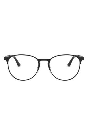 Ray-Ban Phantos 53mm Optical Glasses in Black at Nordstrom