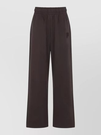 PANGAIA cotton straight-leg wide-leg track trousers