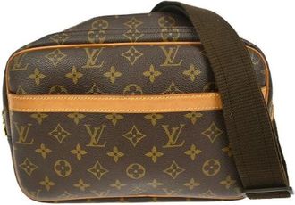 Louis Vuitton Vintage, unisex, Bruin, ONE Size, Pre-owned Canvas Cross Body Bag