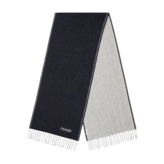 Fendi Bufanda Bicolor - Accessories - Hombre - Azul - ONE SIZE
