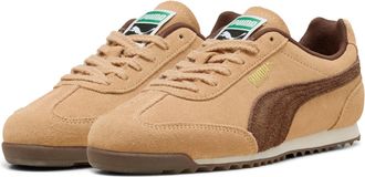 Puma Sneaker PUMA ARIZONA SD, Damen, Gr. 37, warm beige, chestnut braun, puma gold, Leder, Schuhe Sneaker