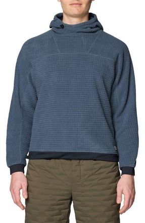 Mountain Hardwear Summit Grid Big Grid Hoodie in Moon Blue at Nordstrom, Size Xx-Large