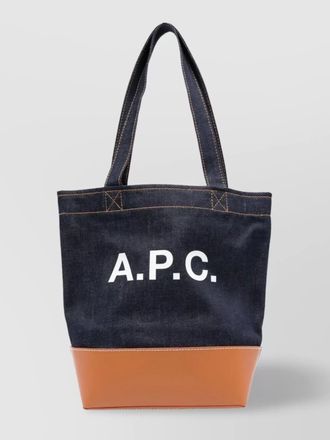 A.P.C. axelle small leather tote bag