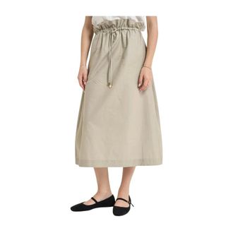 Liu Jo Midi Skirt - female - Liu Jo - Midi Skirts - Beige - L - Skirts