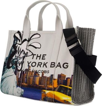 Marc Jacobs New York Print Cotton Tote Bag - Multicolor