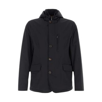 Moorer Light Jackets, male, Black, Size: 2XL Vermont Jacket